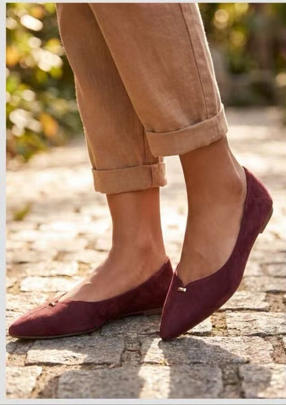 Ballerina Suede WINE
