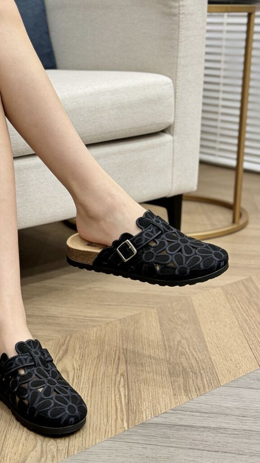 Clog Suede BLACK
