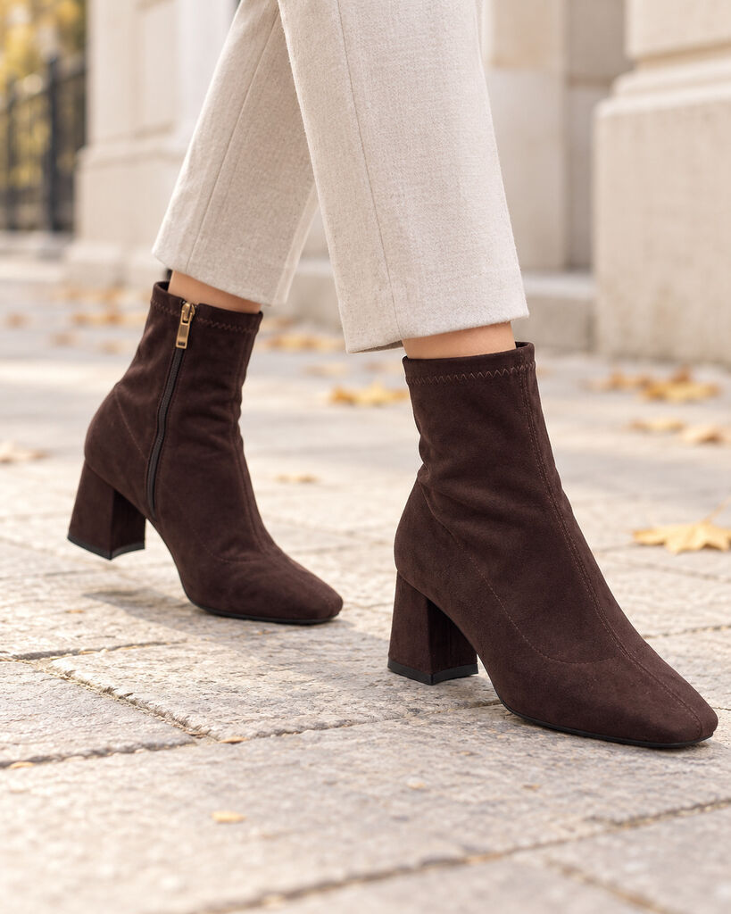 Ankle Boot Suede BROWN