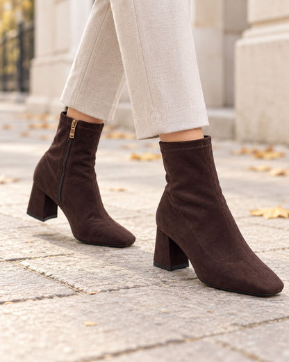 Ankle Boot Suede BROWN