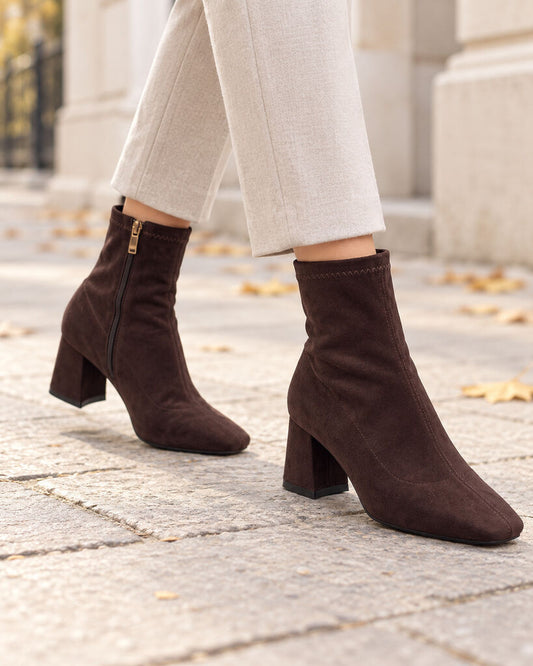 Ankle Boot Suede BROWN