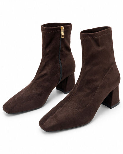 Ankle Boot Suede BROWN
