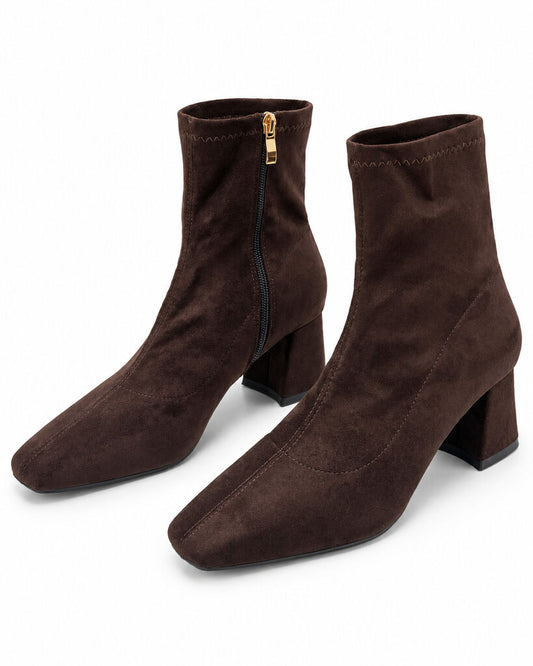 Ankle Boot Suede BROWN