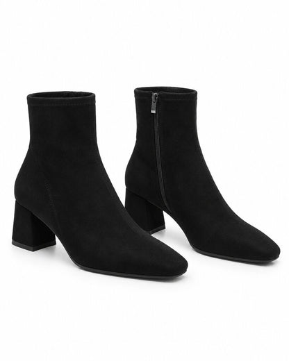 Ankle Boot Suede NERO