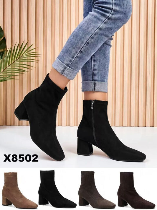 Ankle Boot Suede NERO