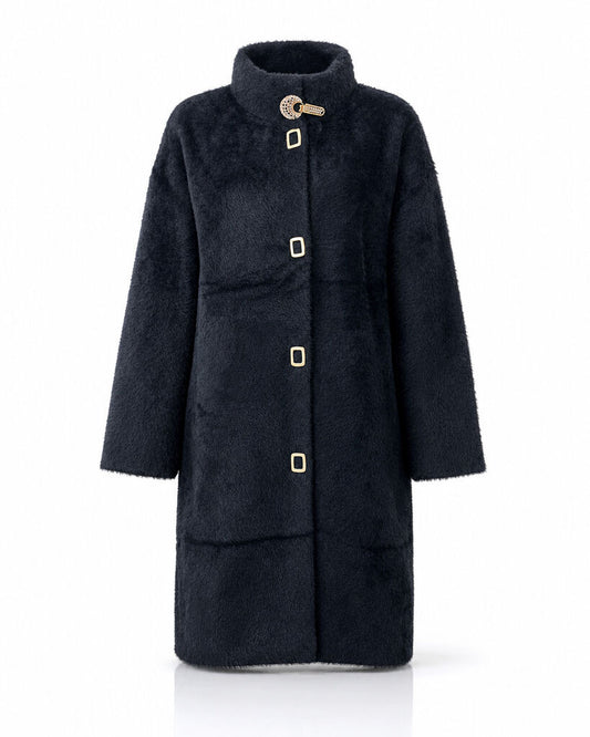 Coat Faux Fur BLACK