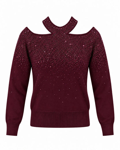 Top Long Sleeves Strass WINERED