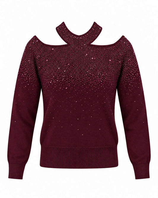 Top Long Sleeves Strass WINERED