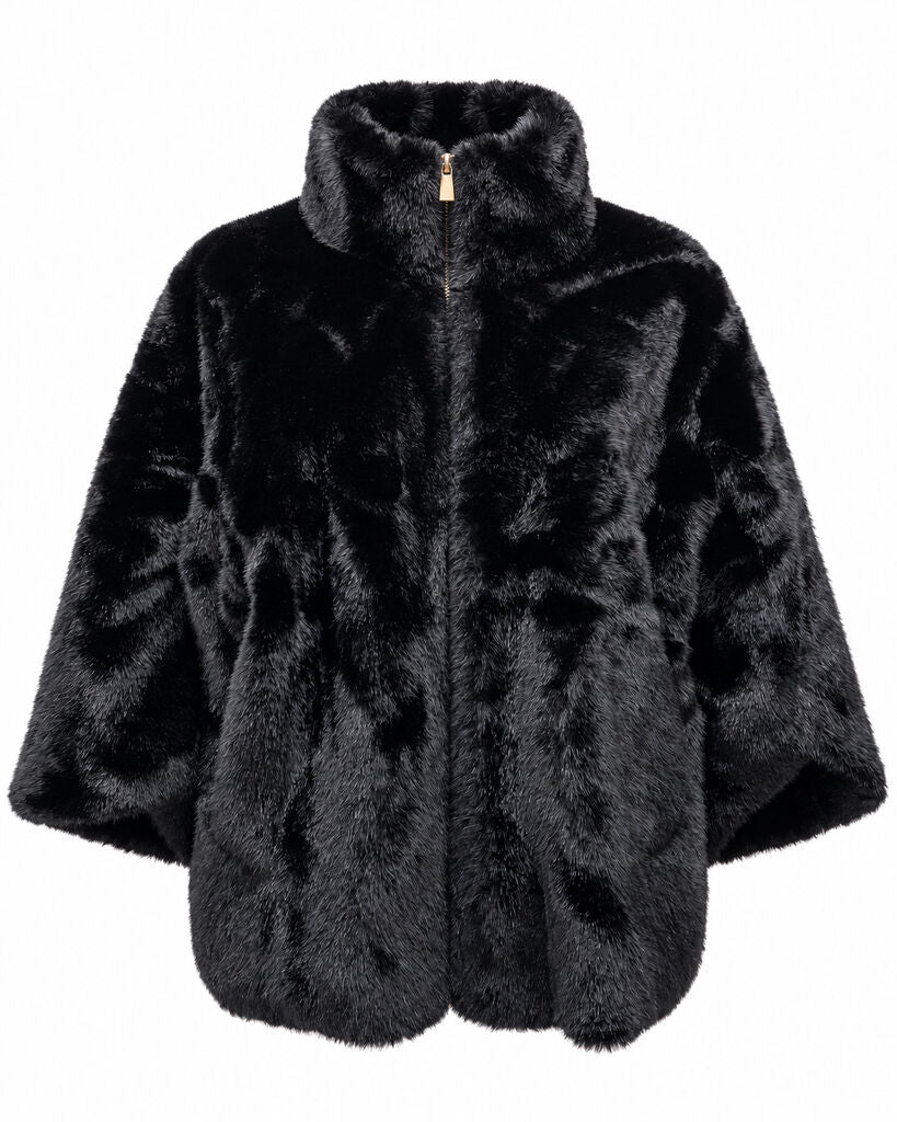Jacket Faux Fur BLACK