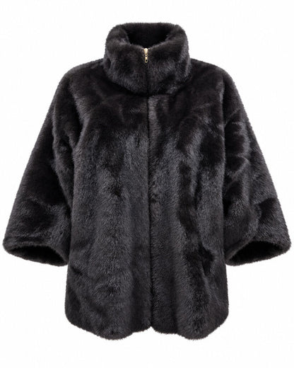 Jacket Faux Fur COFFEE