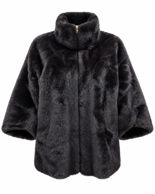 Jacket Faux Fur COFFEE