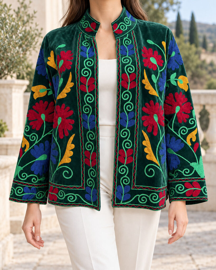 Jacket - GREEN/BLU