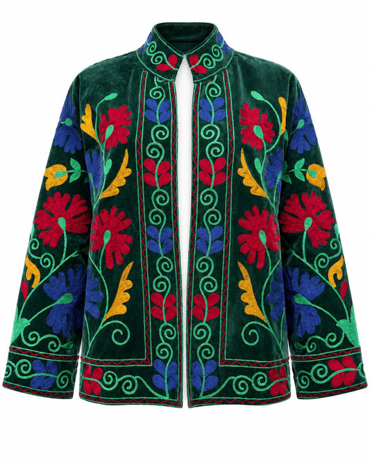 Jacket - GREEN/BLU