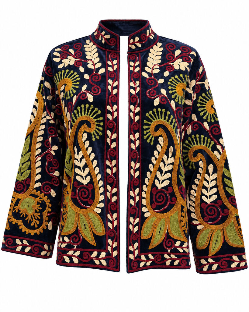 Jacket - NAVY/RED