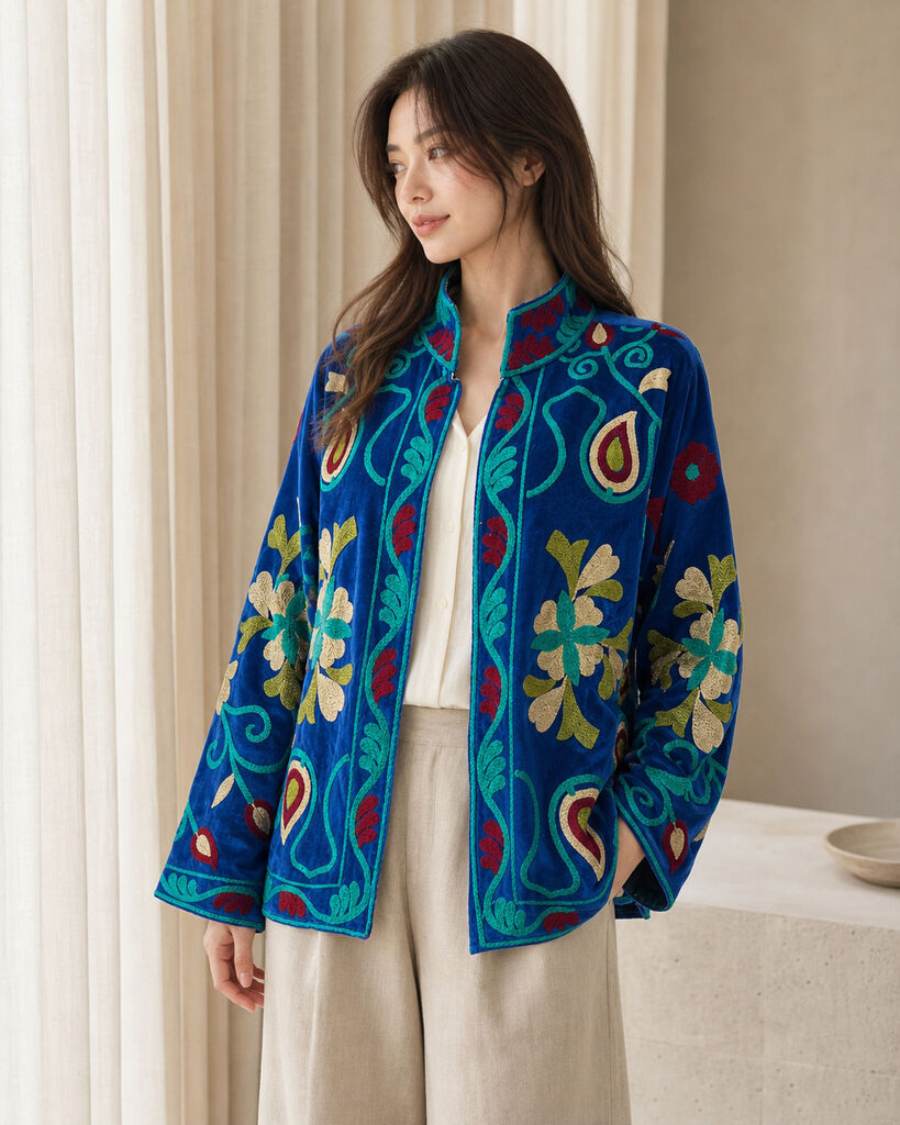 Jacket - BLUE/GREEN