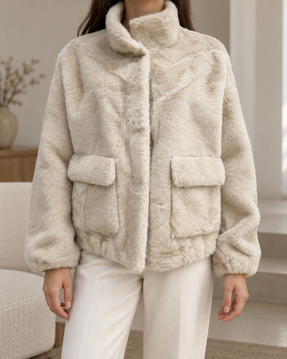 Jacket Faux Fur BEIGE