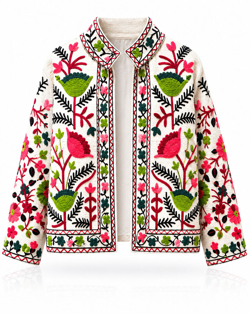 Kaftan Unique WHI/VER