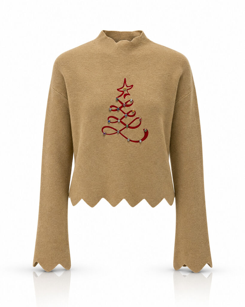 Top Long Sleeves - CAM/RED
