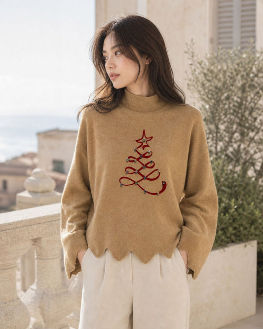 Top Long Sleeves - CAM/RED