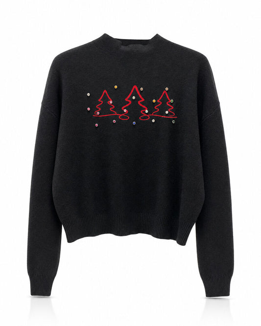 Top Long Sleeves - BLACK