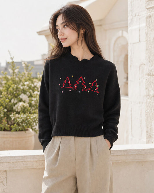 Top Long Sleeves - BLACK
