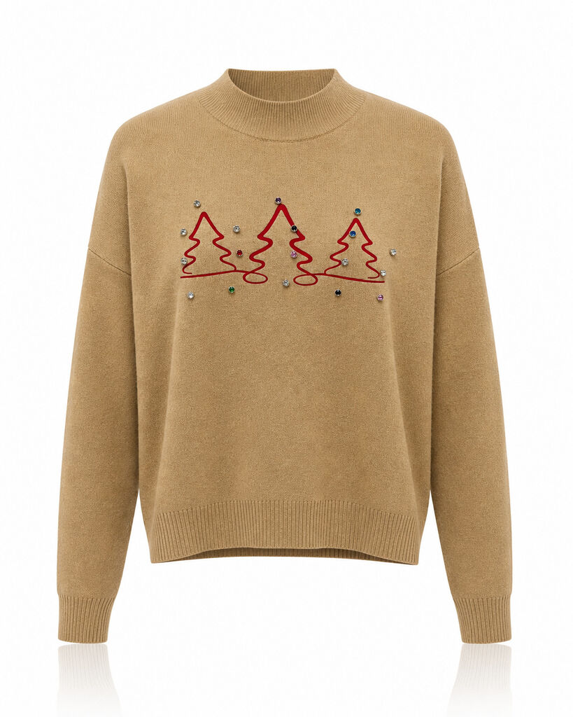 Top Long Sleeves - CAMEL