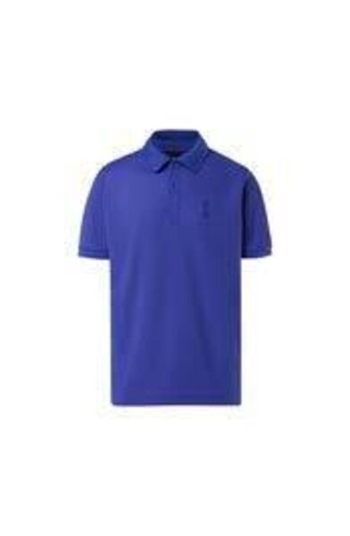 Royal Blue Polo Shirt with Classic Collar