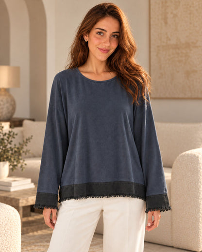 Top Long Sleeves - BLUE