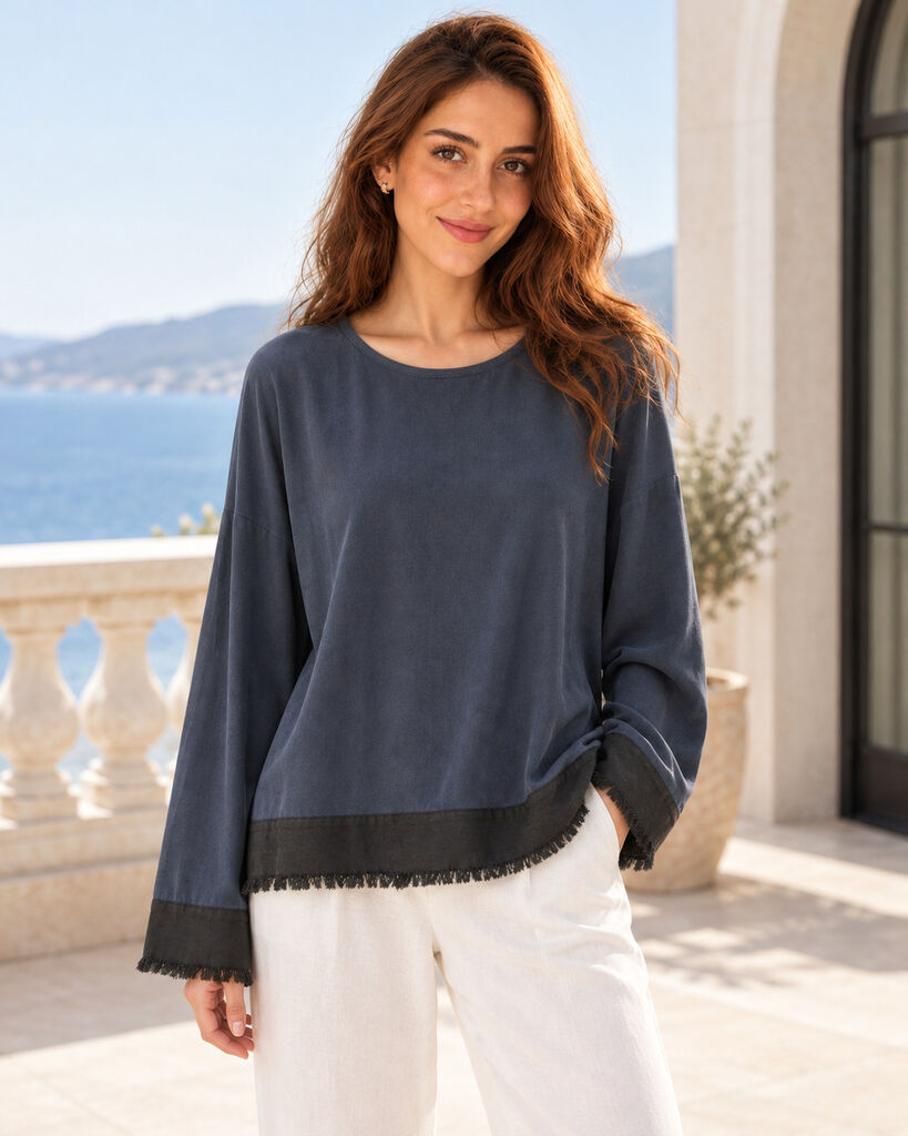 Top Long Sleeves - BLUE