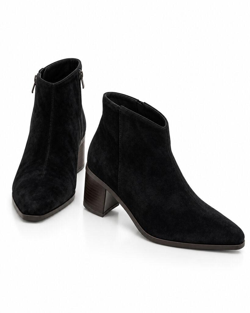 Ankle Boot Suede BLACK