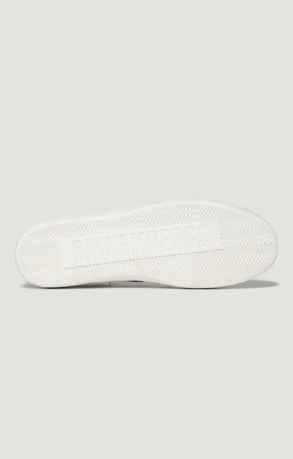 Black Leather Sneakers with Logo Accent