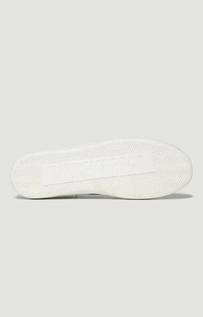 Black Leather Sneakers with Logo Detail