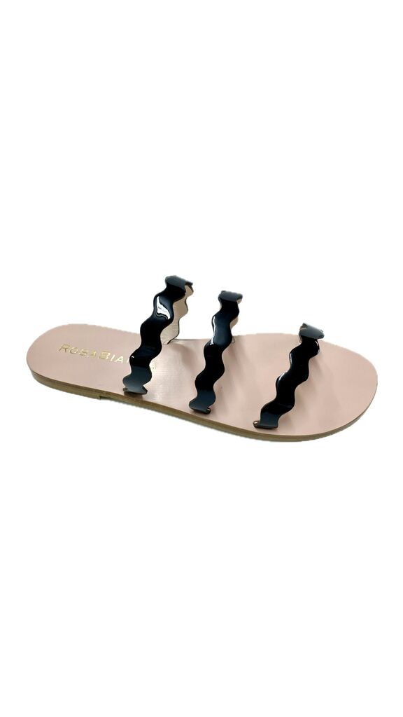 Flat Shoe Vernice NERA