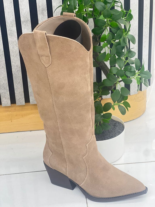 Western Boot Suede KAKHI