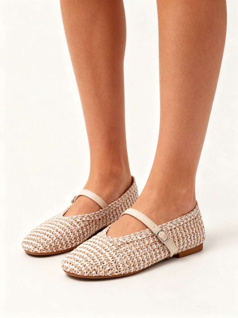 Mary Jane Shoe Intreccio BEIGE
