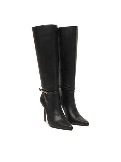 Knee High Boot Nappa BLACK