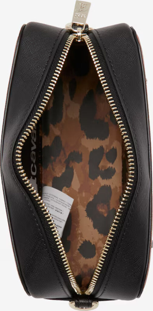 Brown Textured Crossbody Bag with Logo Detail