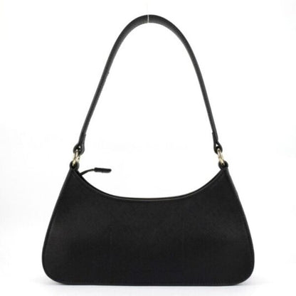 Black Logo Accent Shoulder Bag