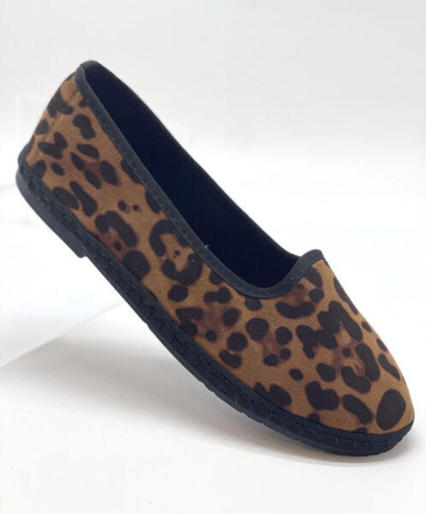 Ballerina Suede LEOPARD