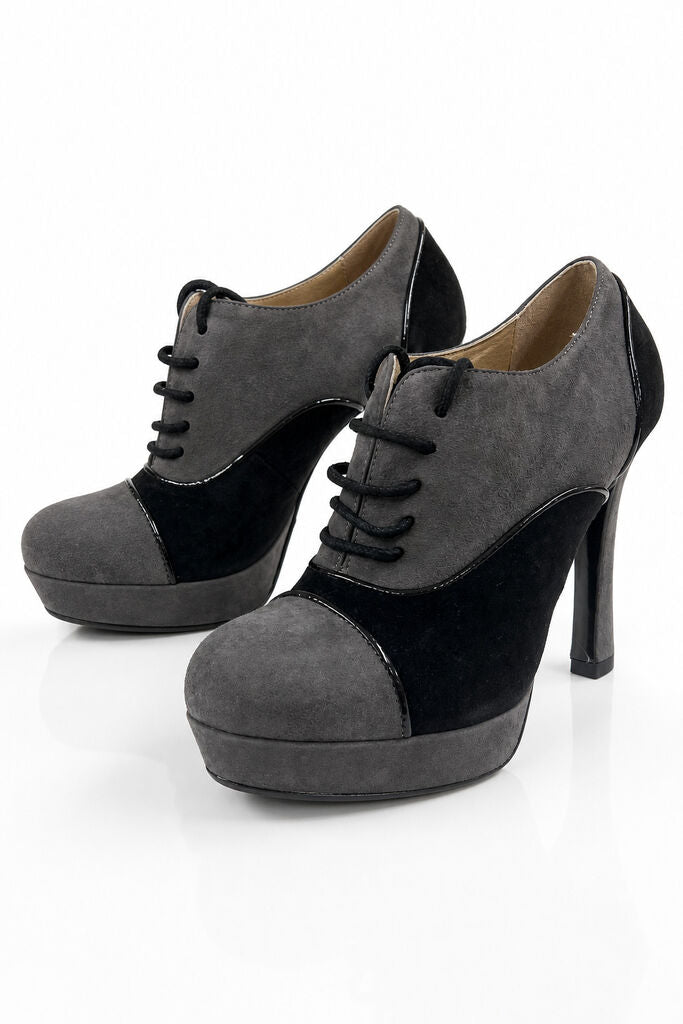Shoes Camoscio Gri/Ner