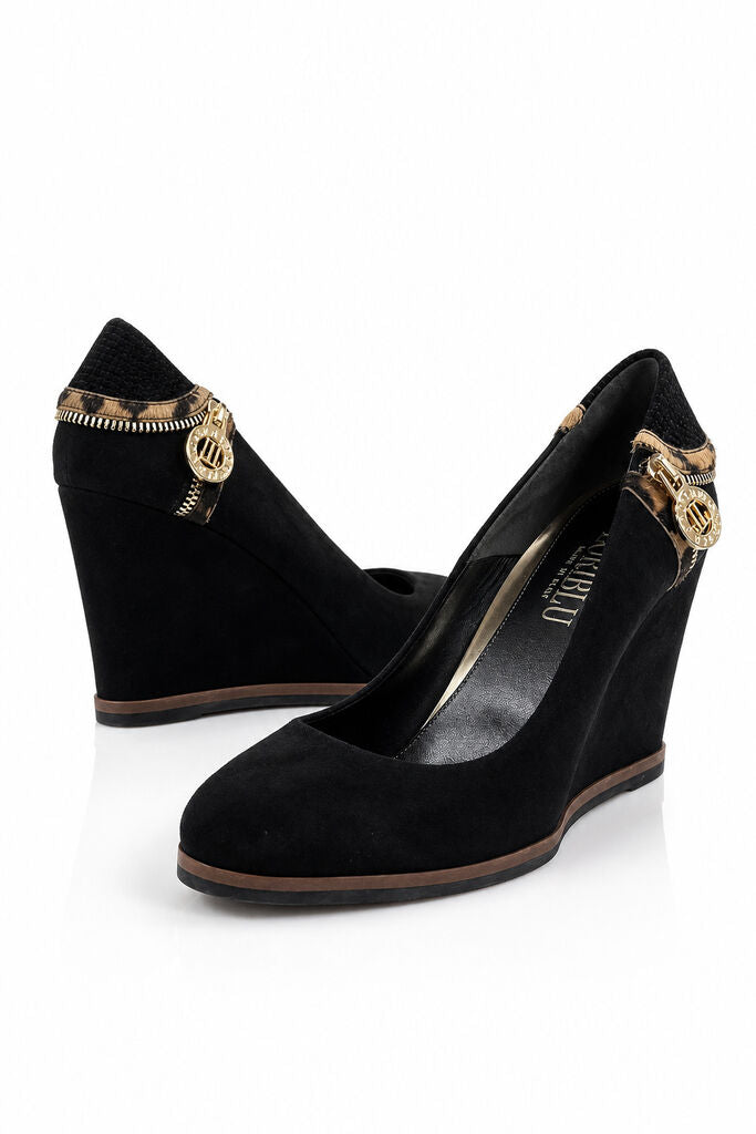 Shoes Camoscio Ner/Beige