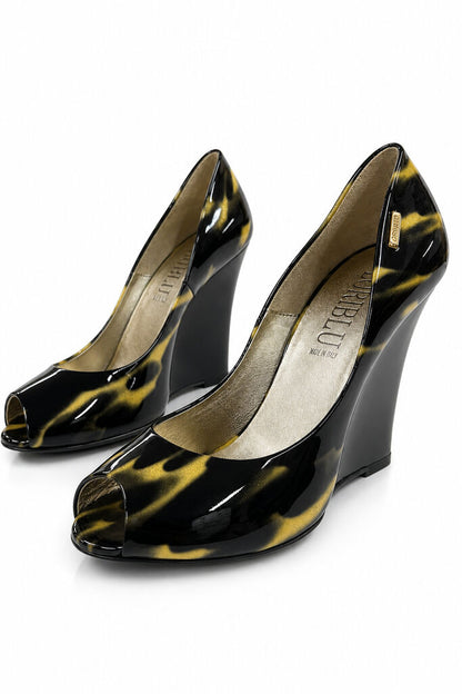 Shoes Vernice Ner/Oro