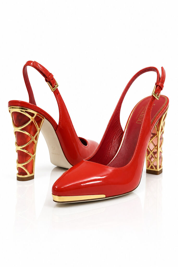 Shoes Vernice Corail