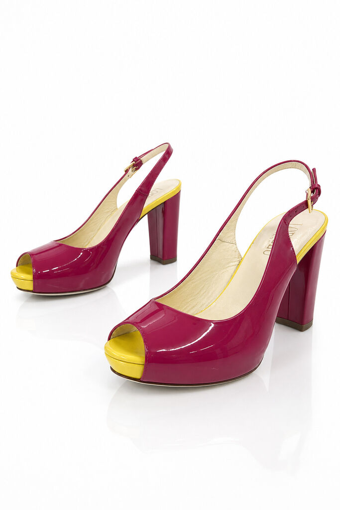 Shoes Vernice Jau/Fux