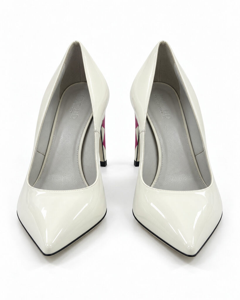 Shoes Patent Bianco