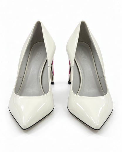 Shoes Patent Bianco