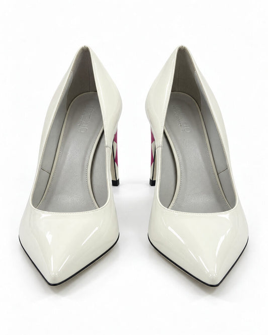 Shoes Patent Bianco