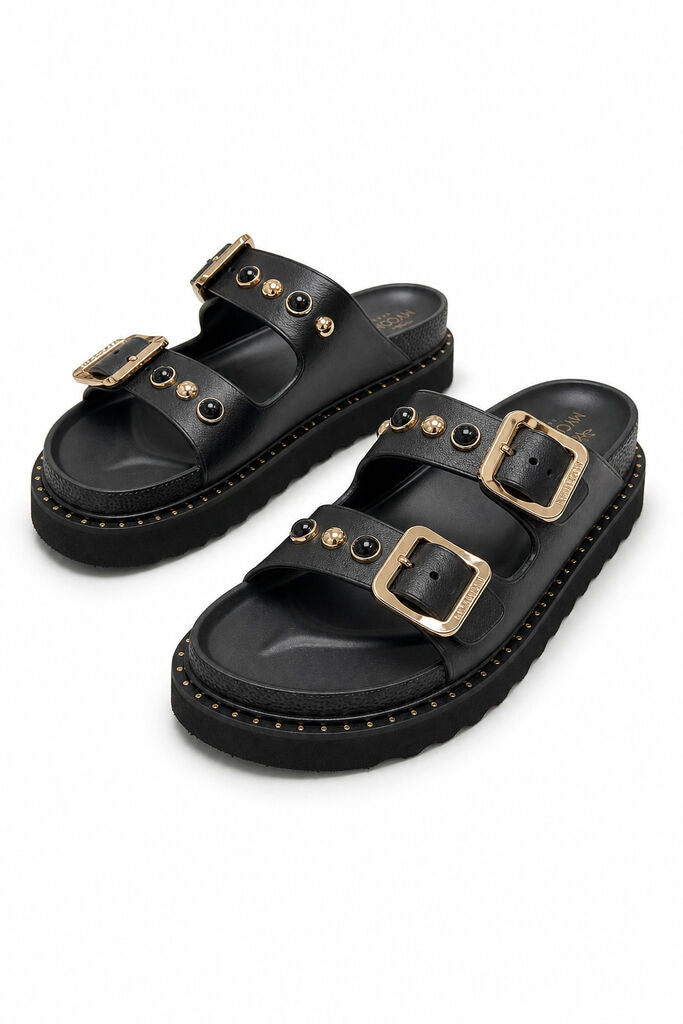 Slide Nap/Beads BLACK