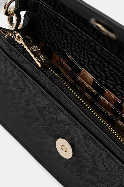 Wo-wallet Saffiano NERO