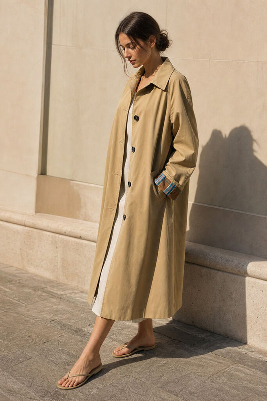 Trench coat Cotton KHAKI